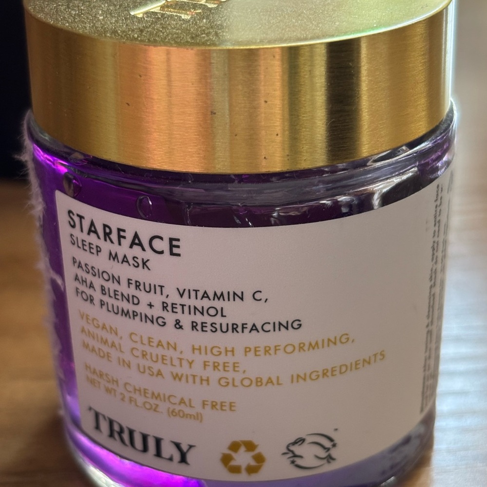 TRULY Purple Gold Skincare Mask